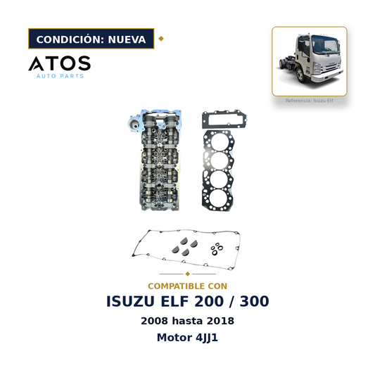 Cabeza Nueva Completa Isuzu 4JJ1 Elf 200 300